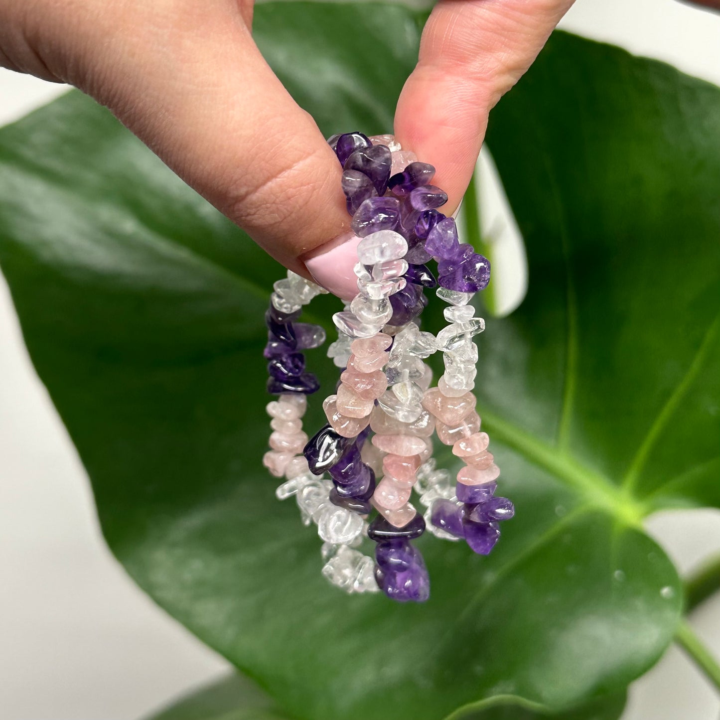 Gouden driehoek chip armband