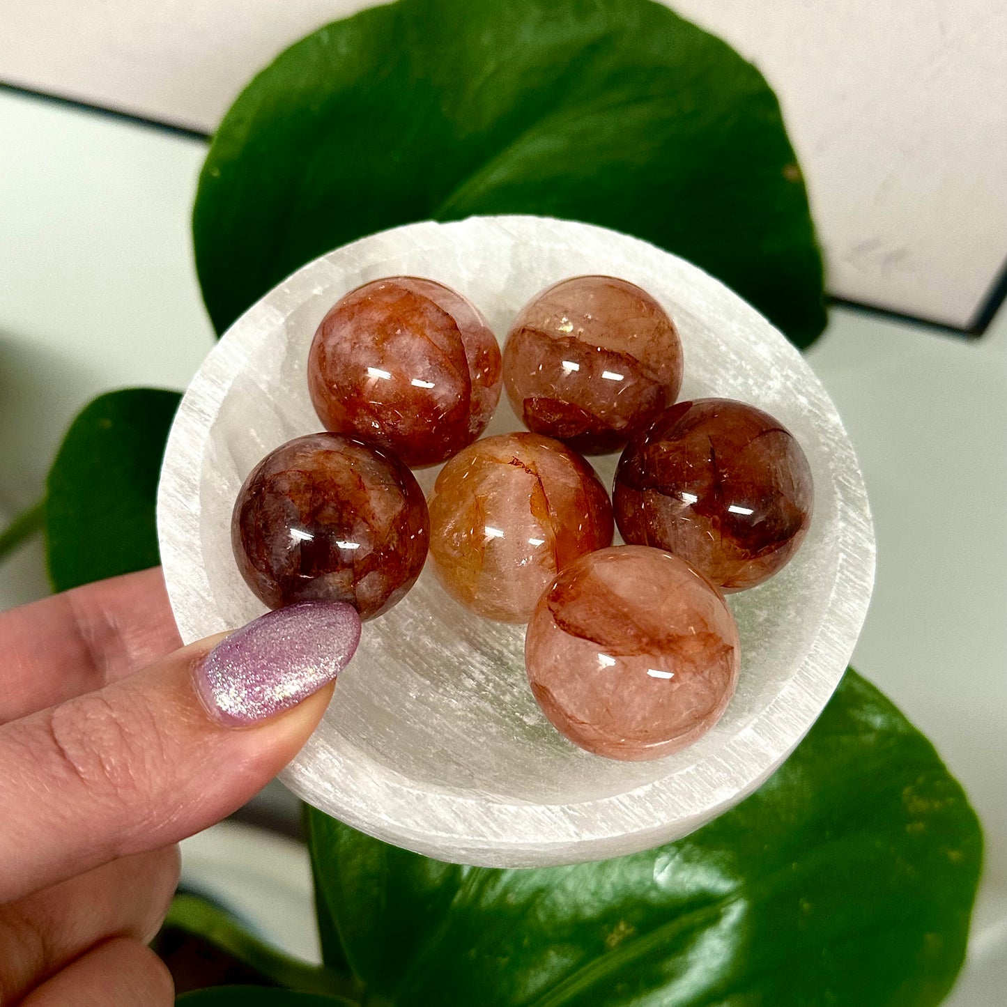 Fire quartz bolletje