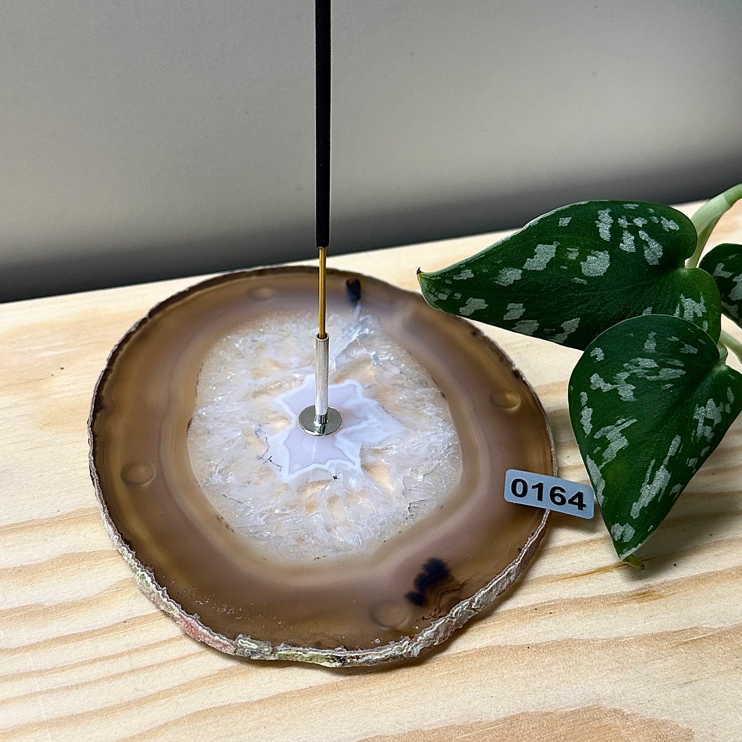 Agaat schijf wierookhouders