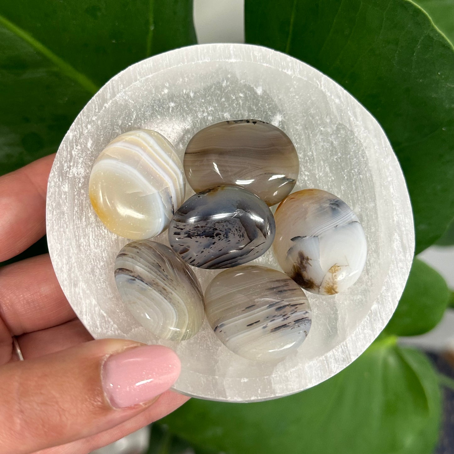 Dendriet agaat amulet