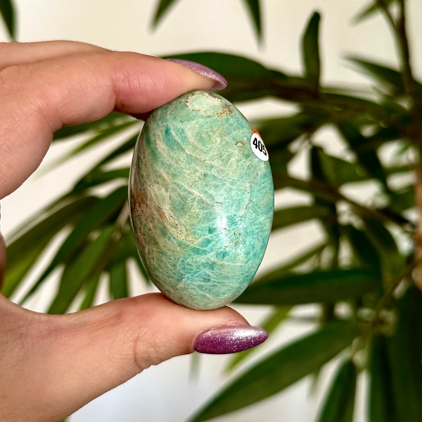 Amazoniet handsteen #405