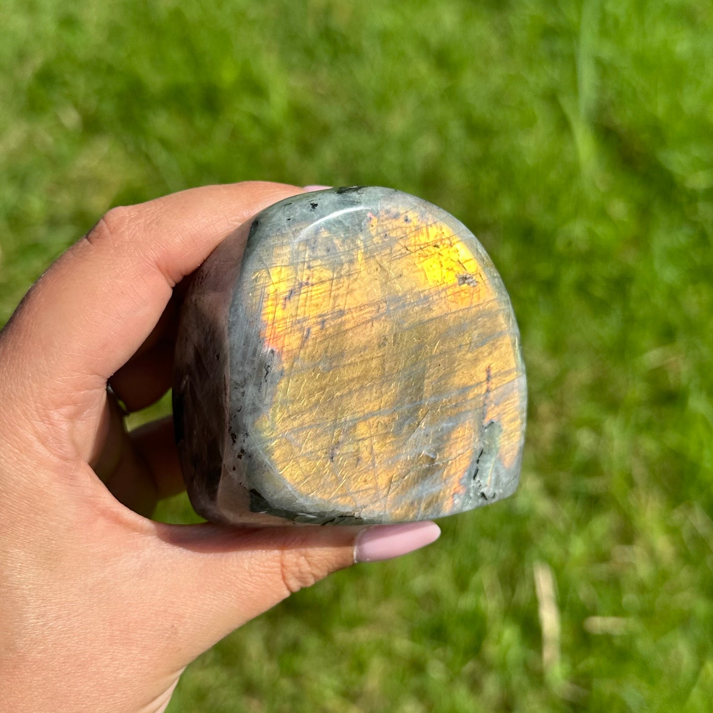 Labradoriet sunset sculptuur #146