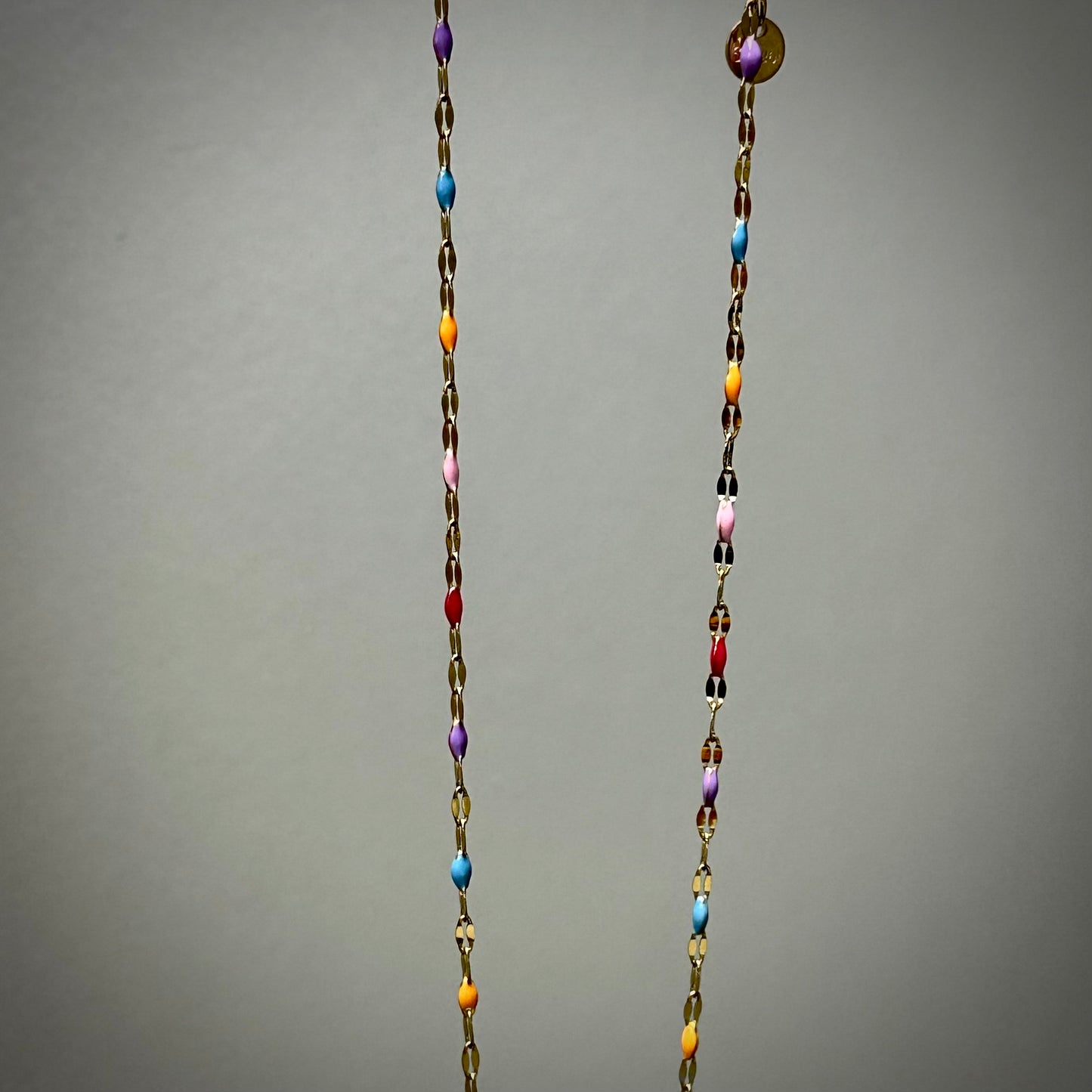 RVS ketting gekleurd