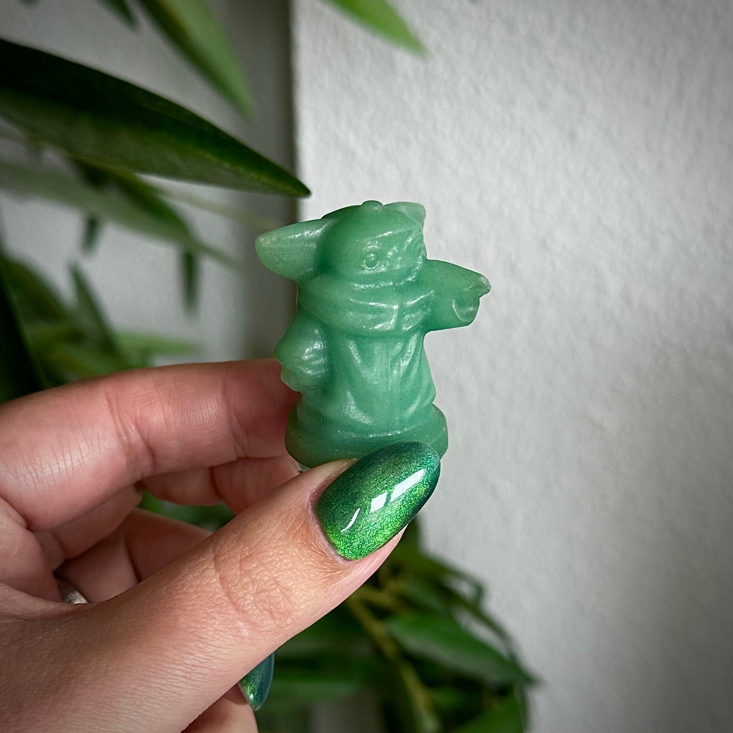 Baby Yoda carving