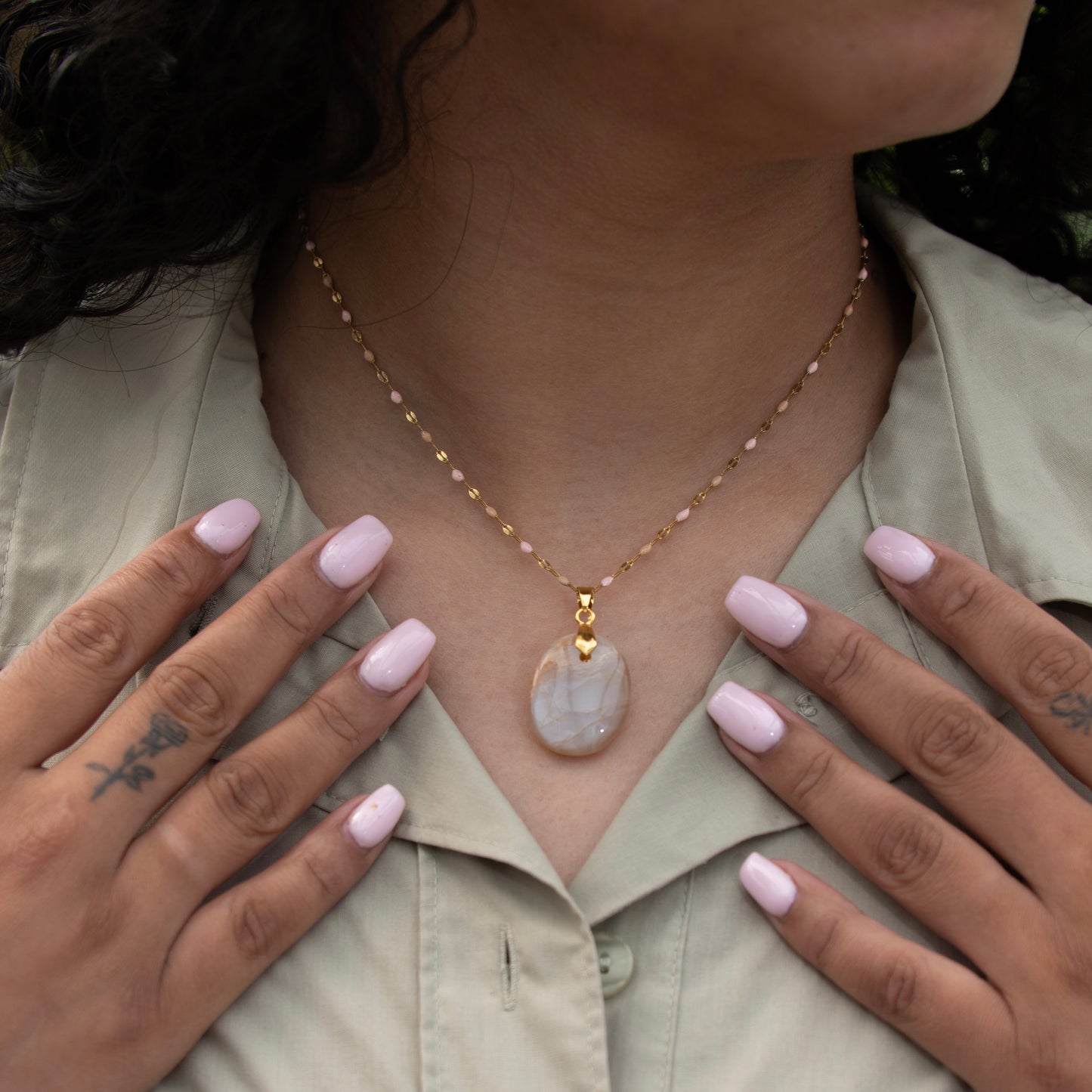 RVS ketting gekleurd