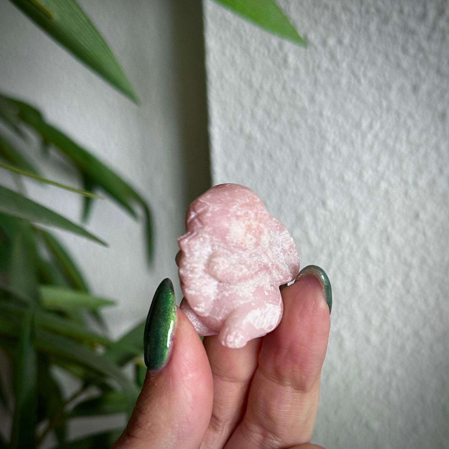 Roze Andes opaal konijntje