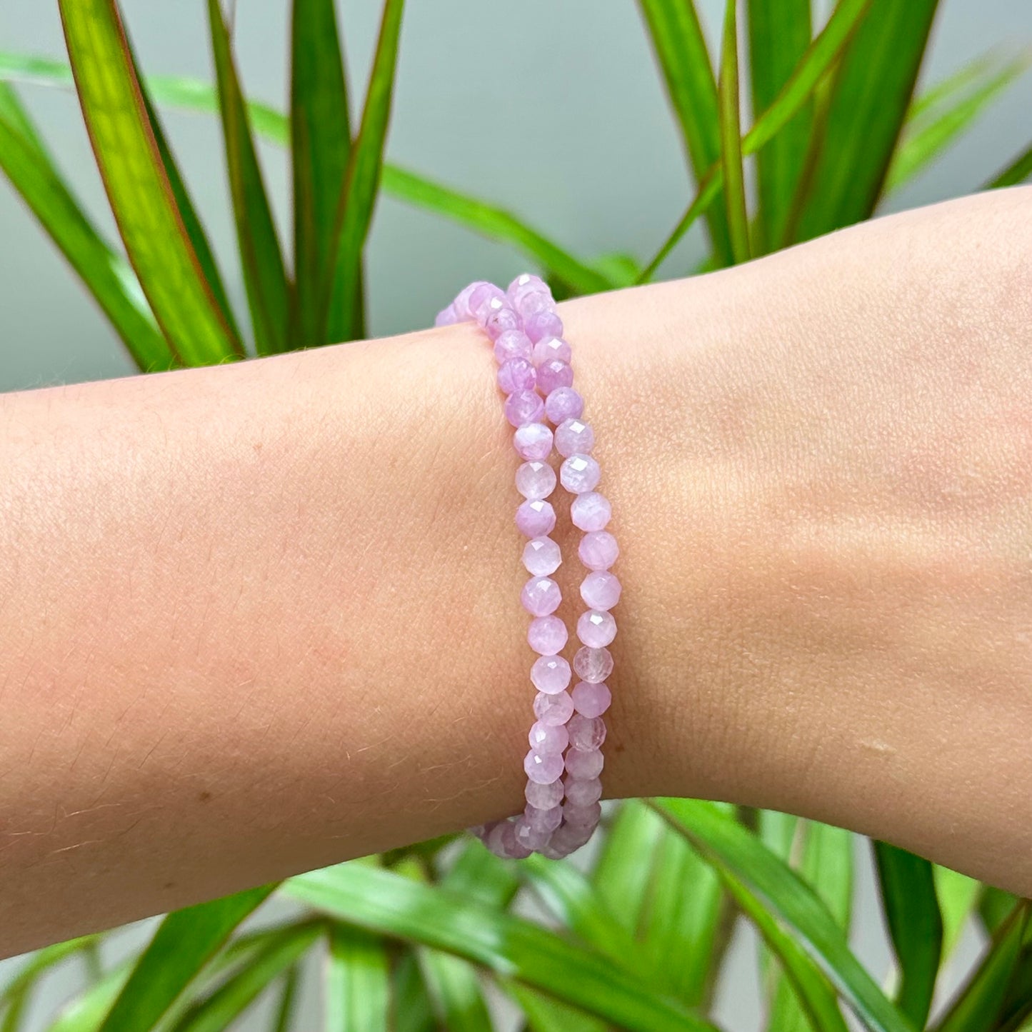 Kunziet armband facet geslepen