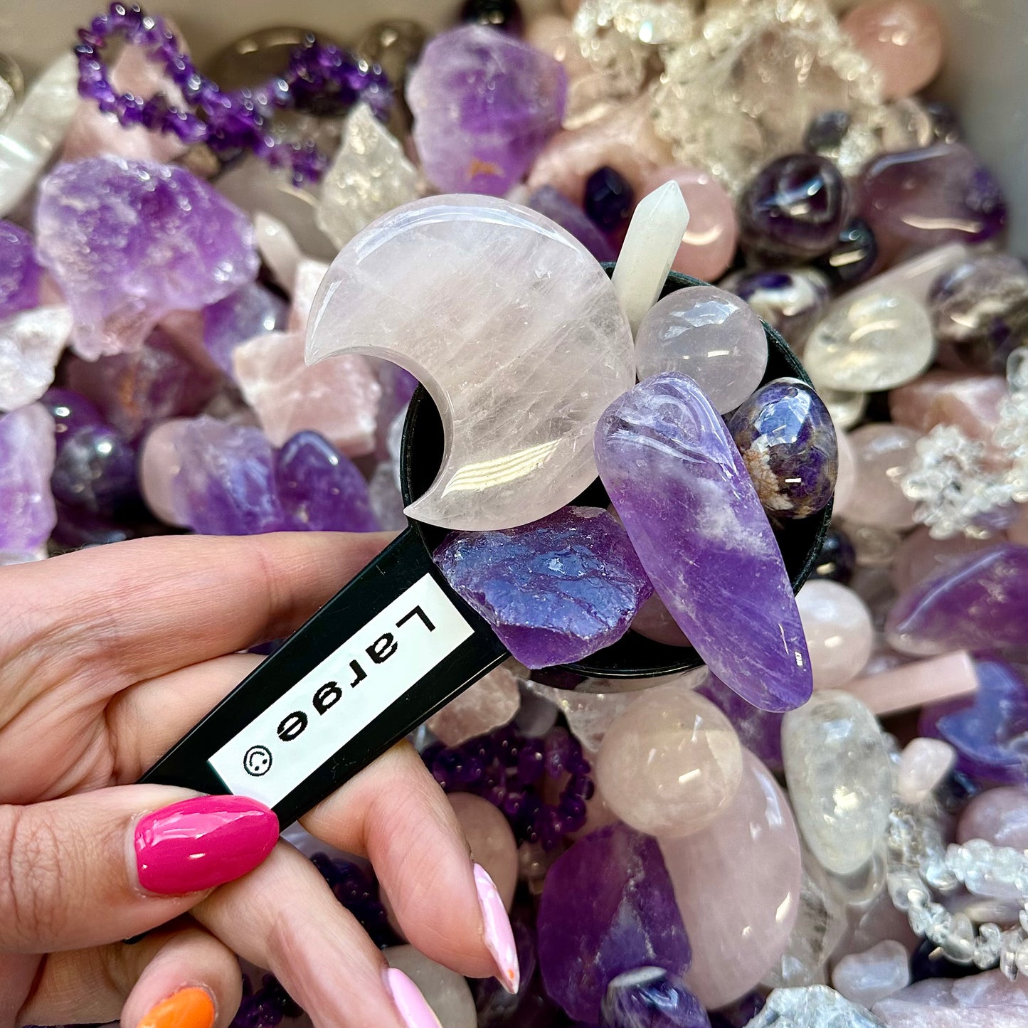 Crystal mix scoop - gouden driehoek
