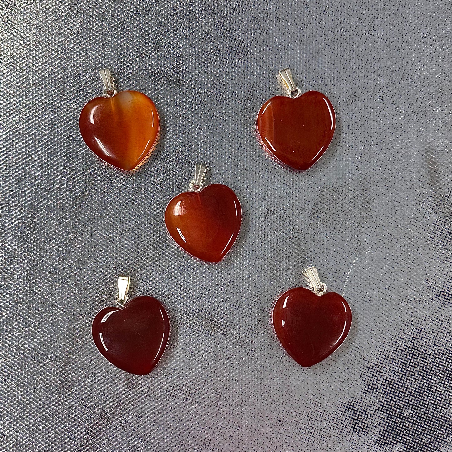 Diverse hartje kettinghanger