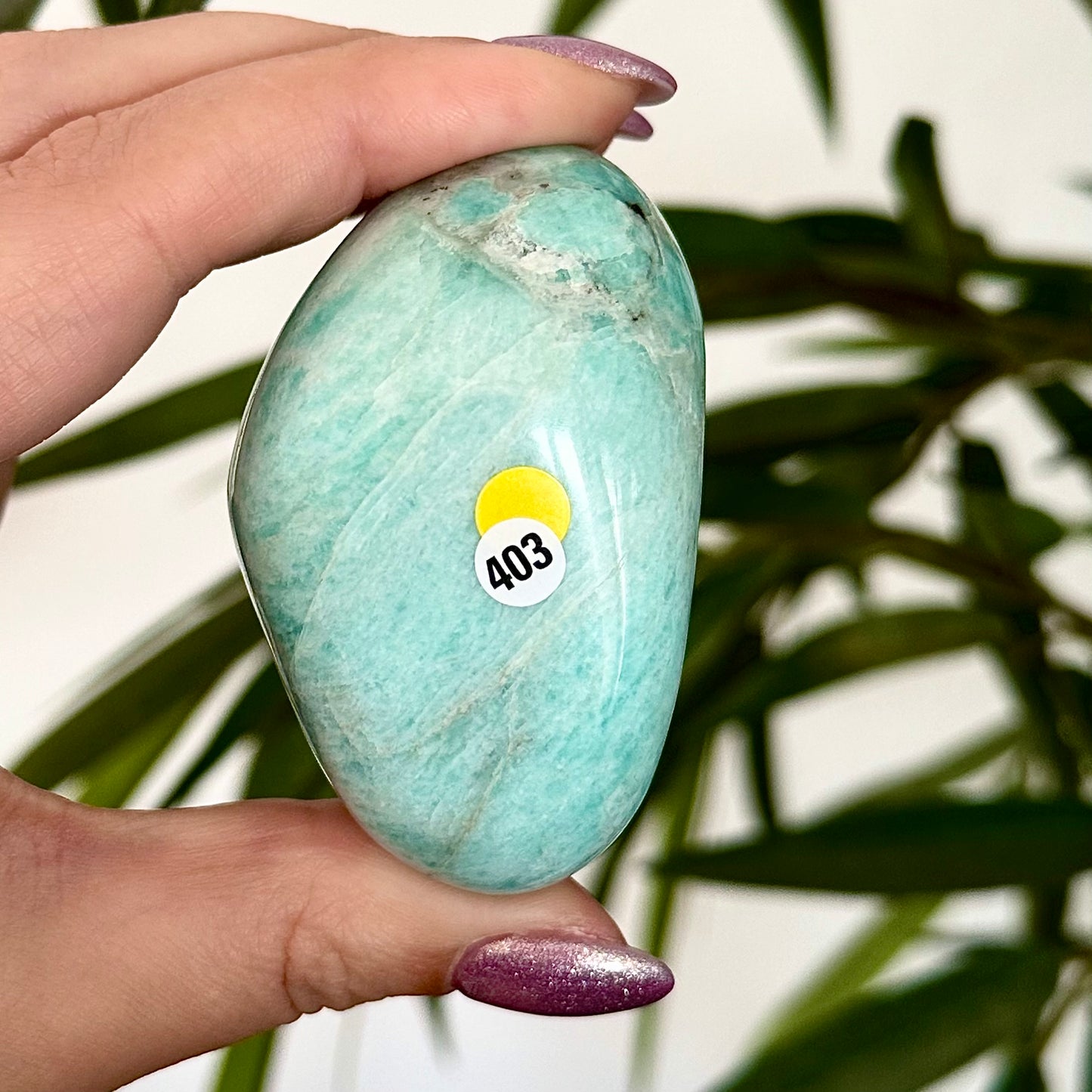 Amazoniet handsteen #403