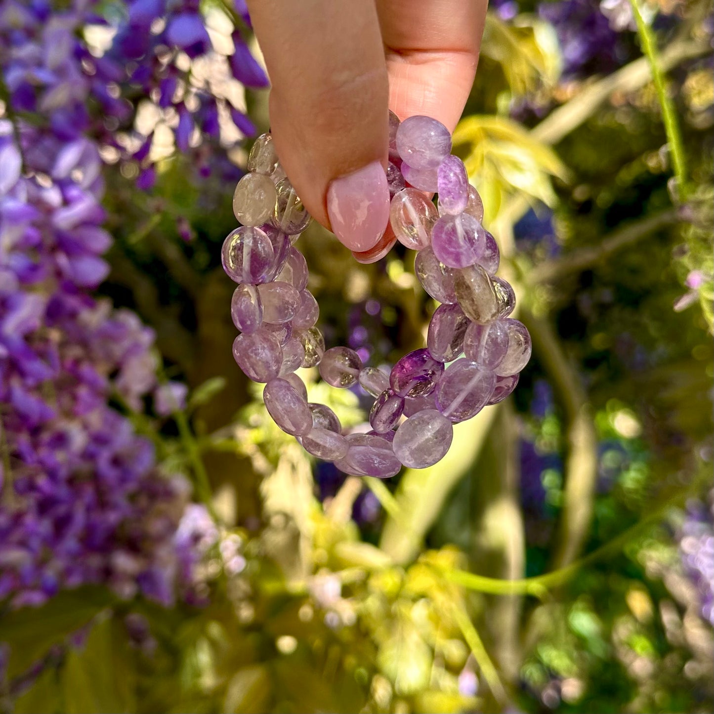 Ametrien getrommelde armband