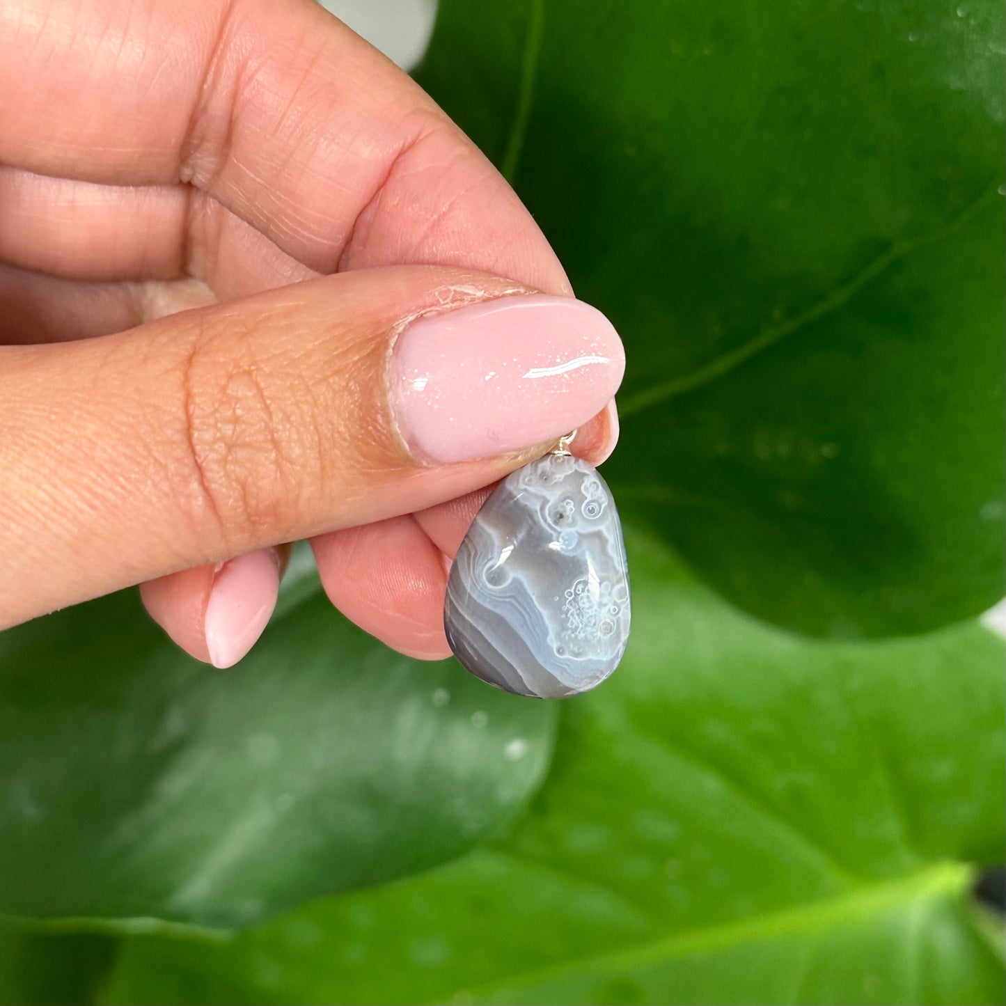 Botswana agaat kettinghangertje