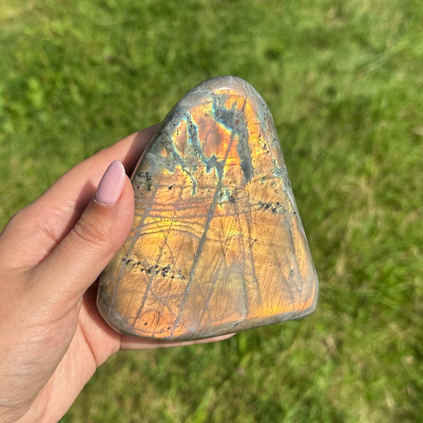 Labradoriet sunset sculptuur #142