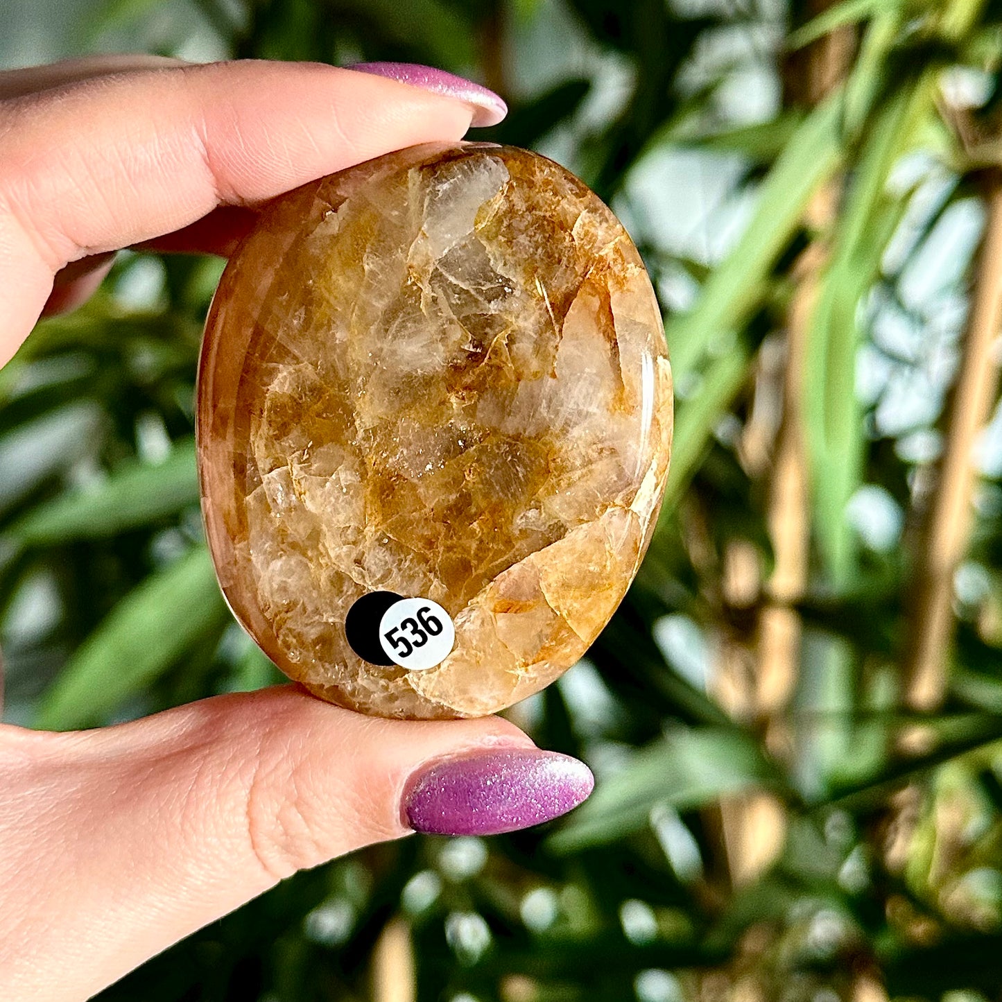 Golden healer handsteen #536