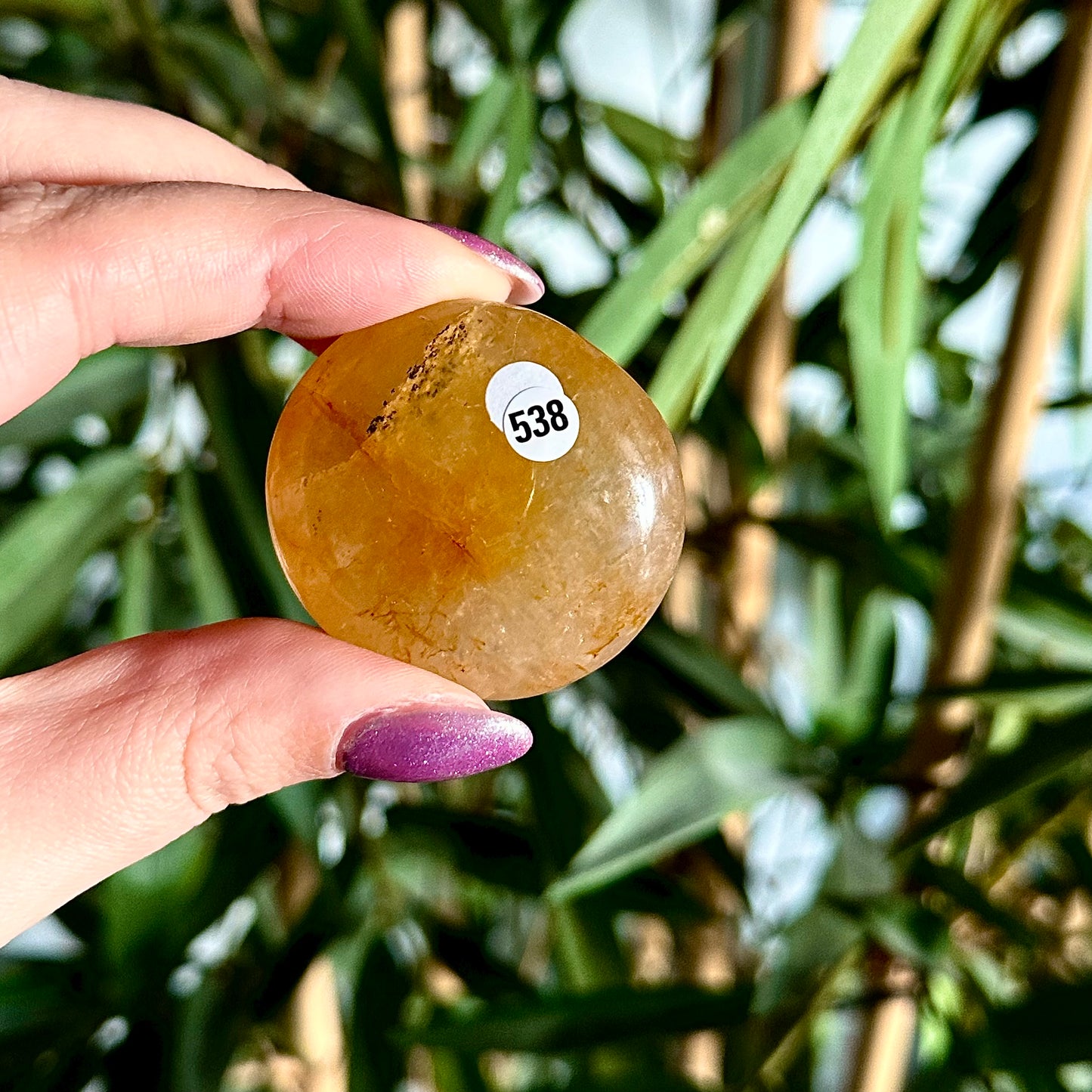 Golden healer handsteen #538