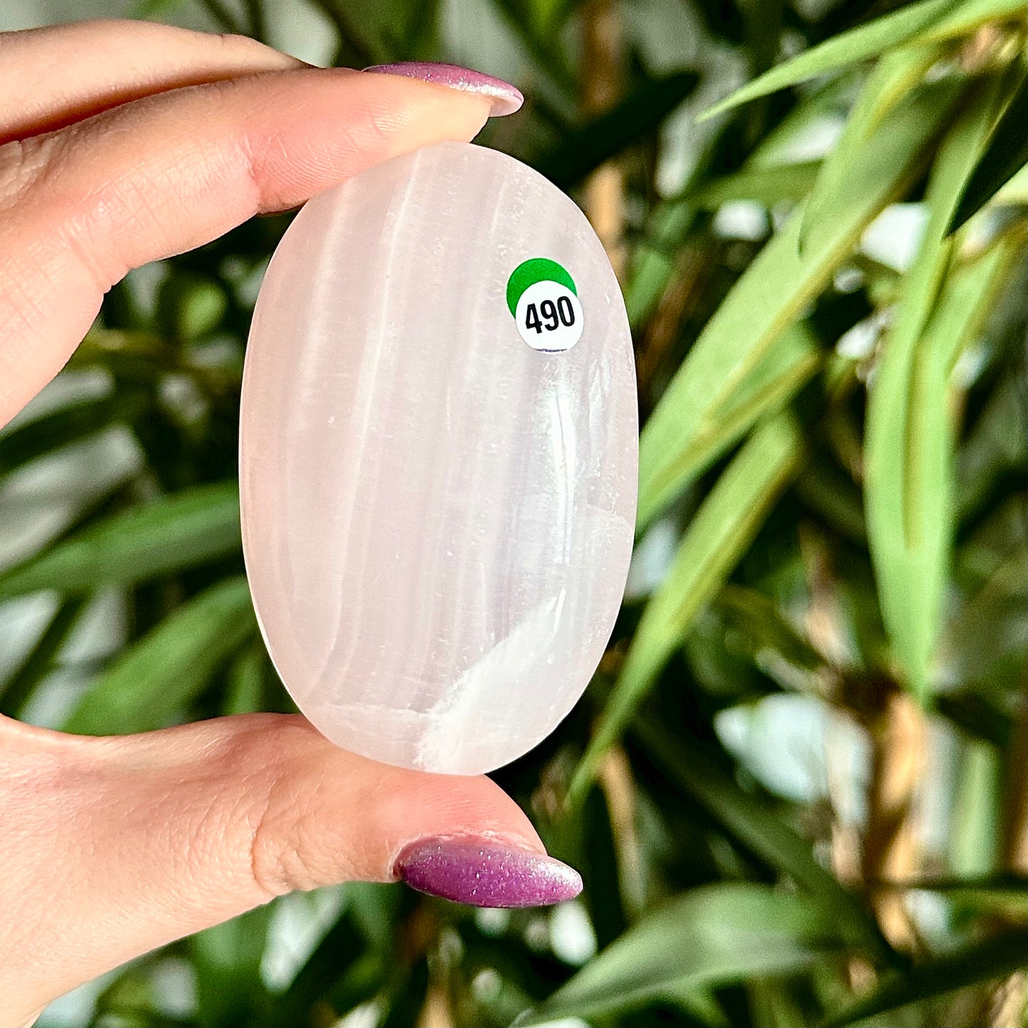 Mangano calciet handsteen #490