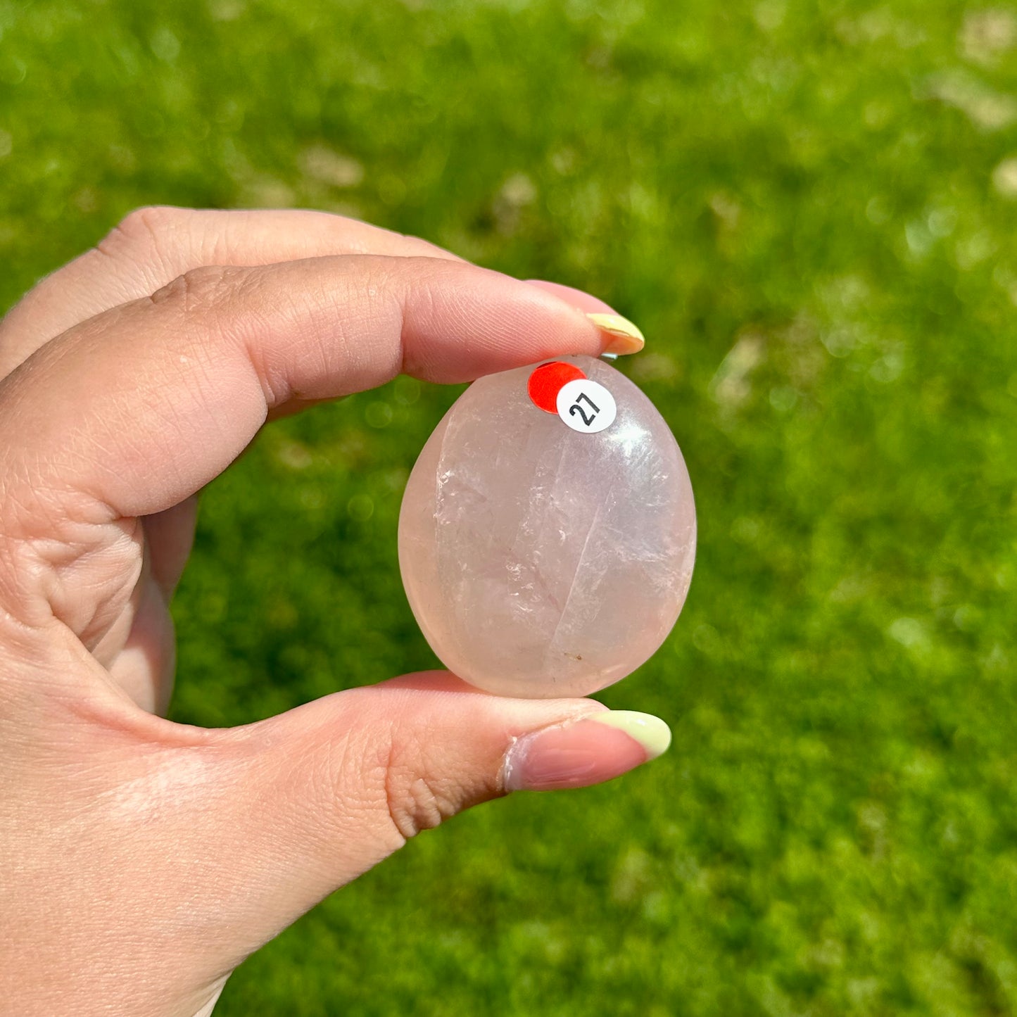 Rozenkwarts handsteen #27