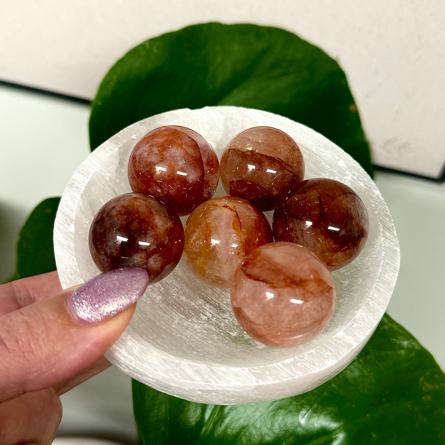Fire quartz bolletje