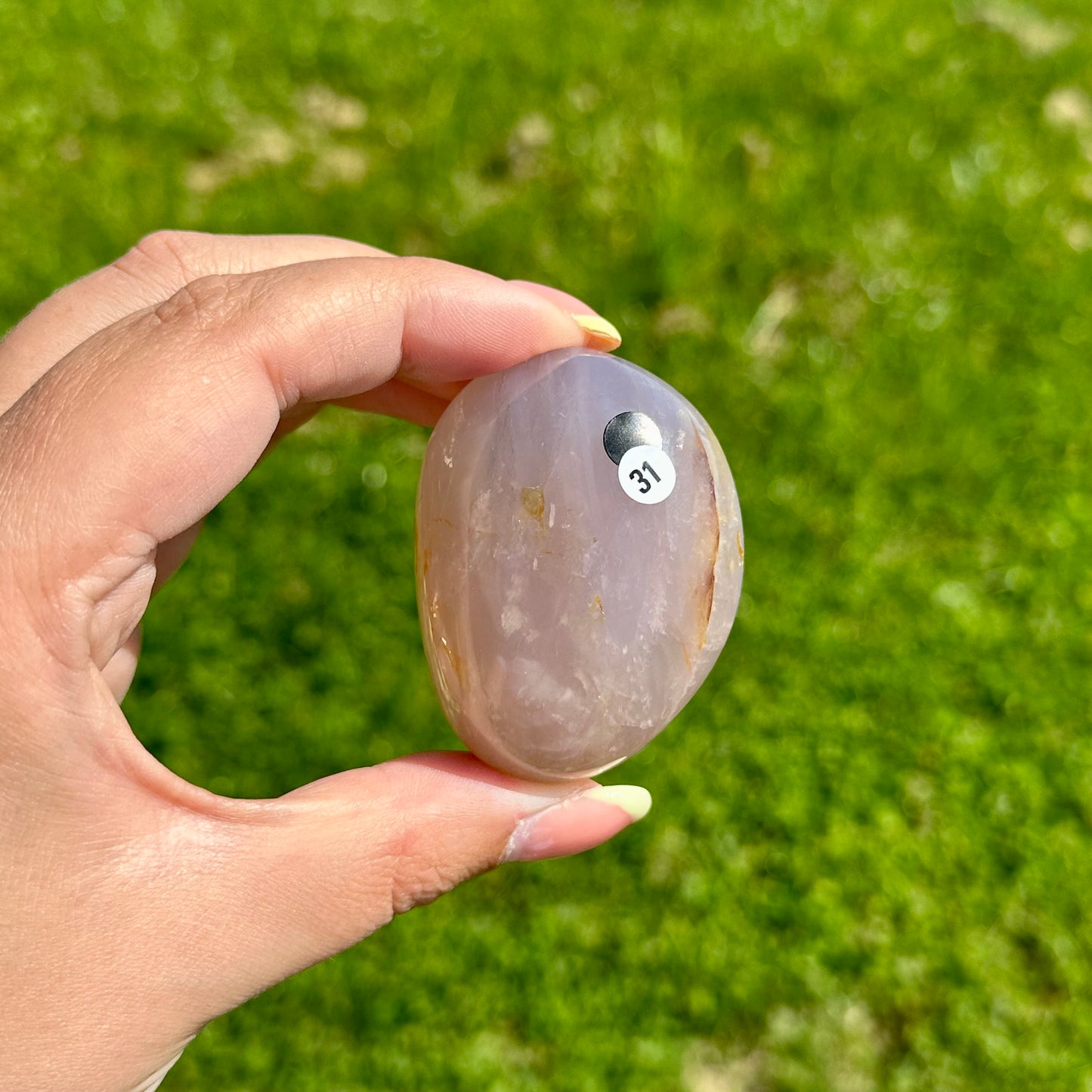 Rozenkwarts handsteen #31