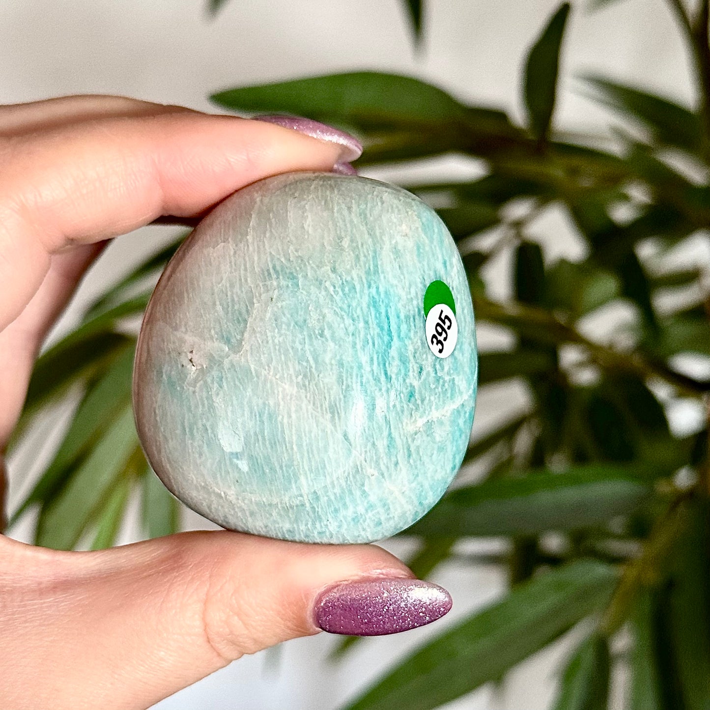 Amazoniet handsteen #395