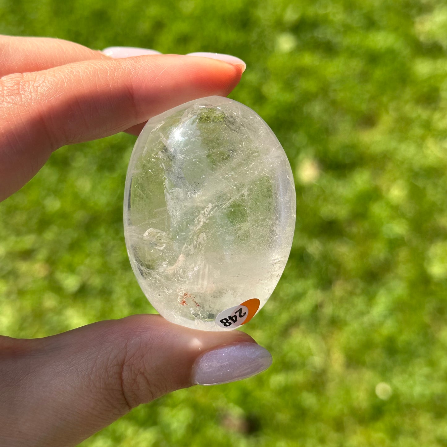 Bergkristal handsteen #248