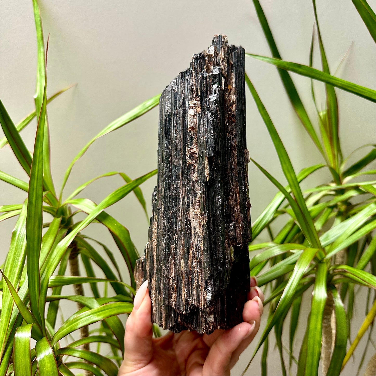 Zwarte toermalijn met mica #147