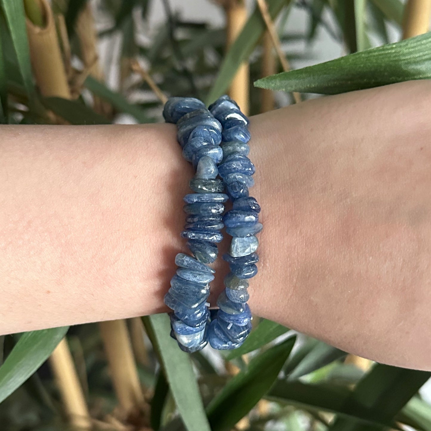 Kyaniet chip armband