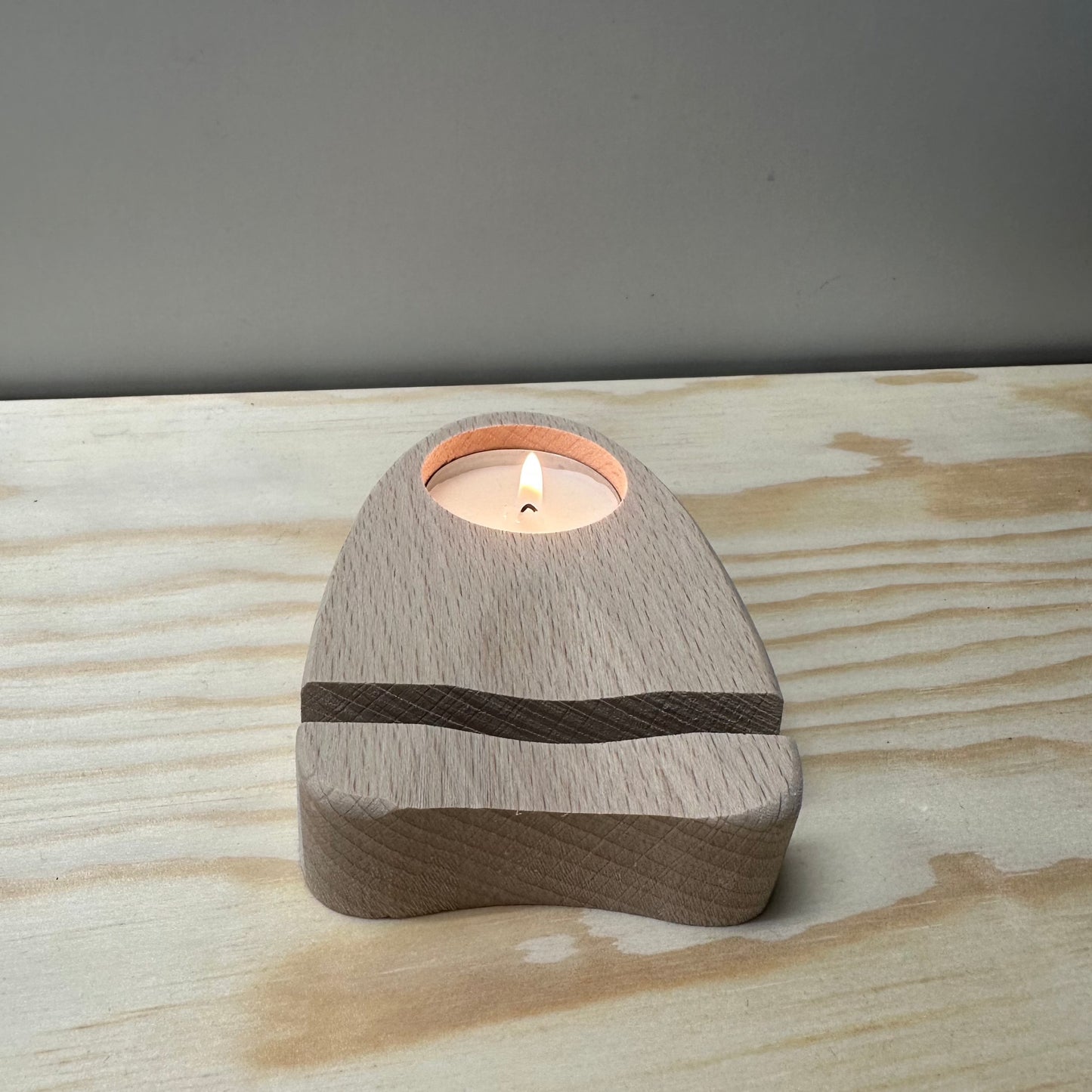 Waxinelichthouder voor een schijf