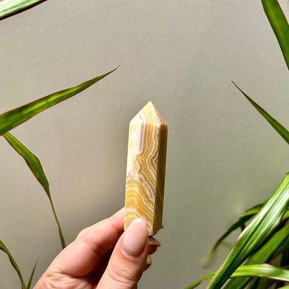 Oranje calciet torens