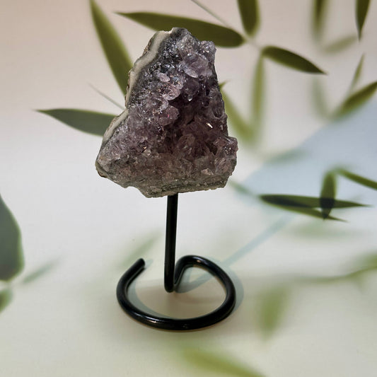 Amethist op pin