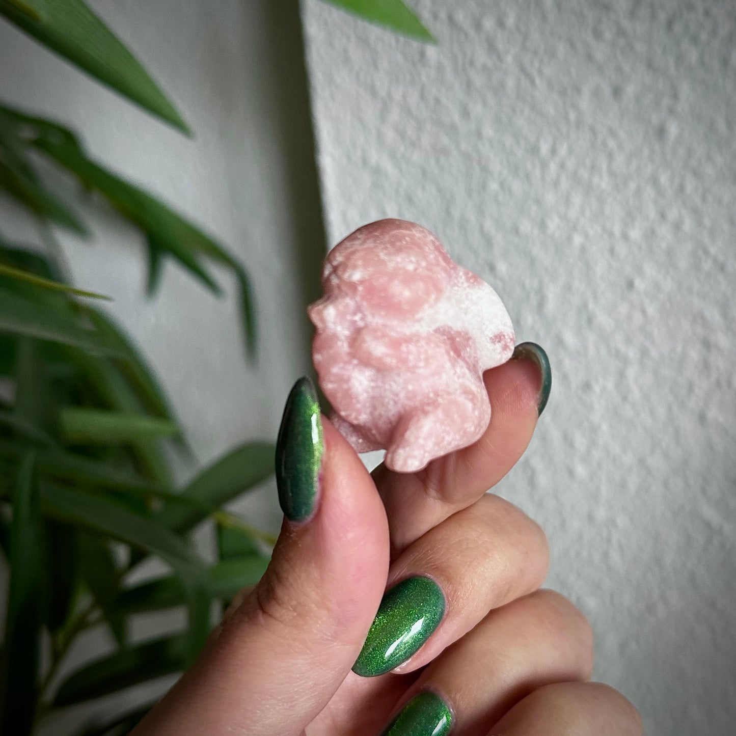 Roze Andes opaal konijntje