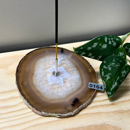 Agaat schijf wierookhouders