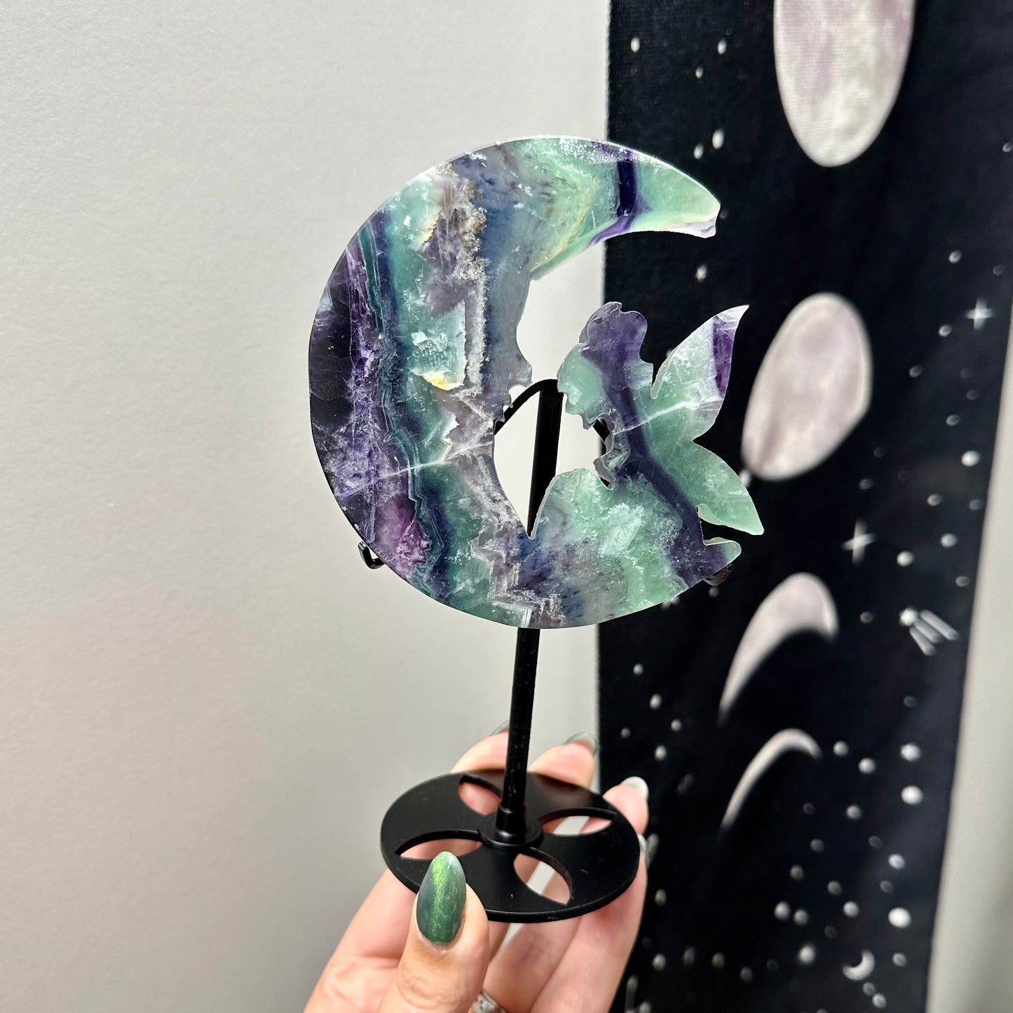 Fluoriet elf op maan