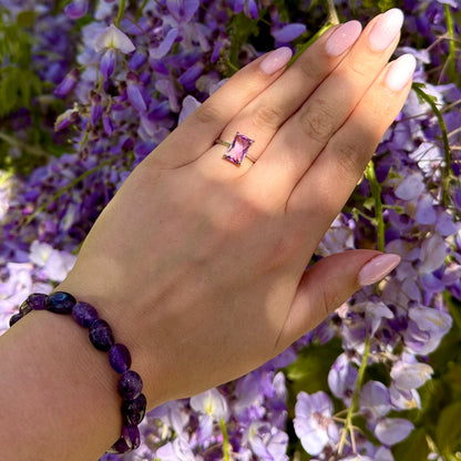 Amethist ringen 925 zilver