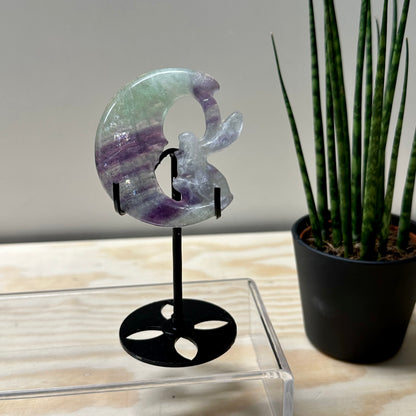 Fluoriet elfje op maan