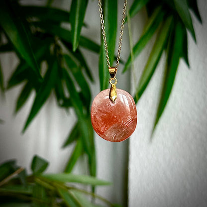 Red healer kettinghangers - goud