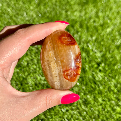 Carneool handsteen #158