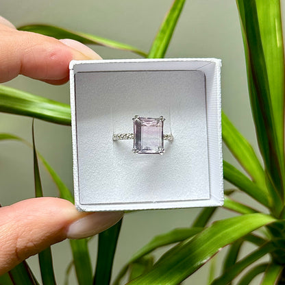 Fluoriet ring 925 zilver