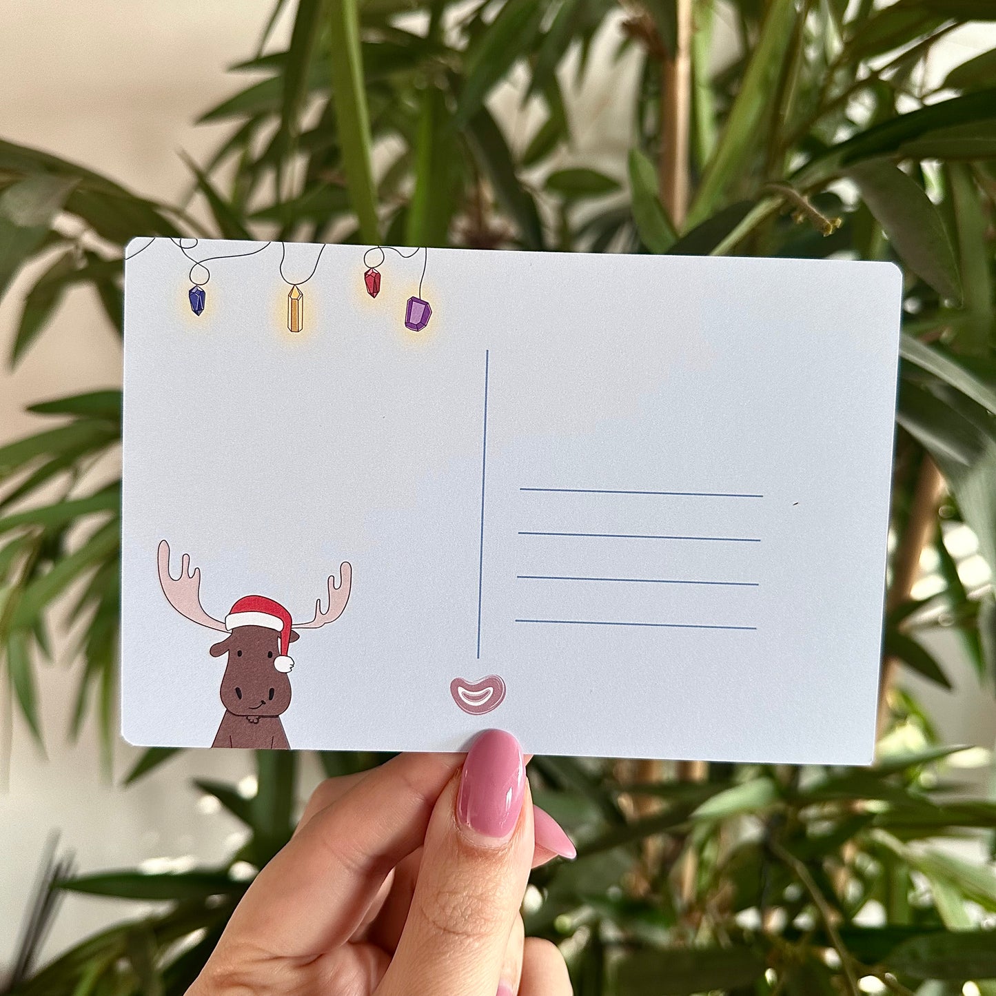 Edelsteen kerstkaarten