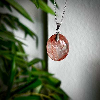 Red healer kettinghangers - zilver