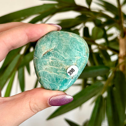 Amazoniet handsteen #398