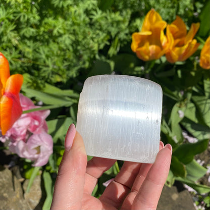 Seleniet waxinelichthouder cilinder