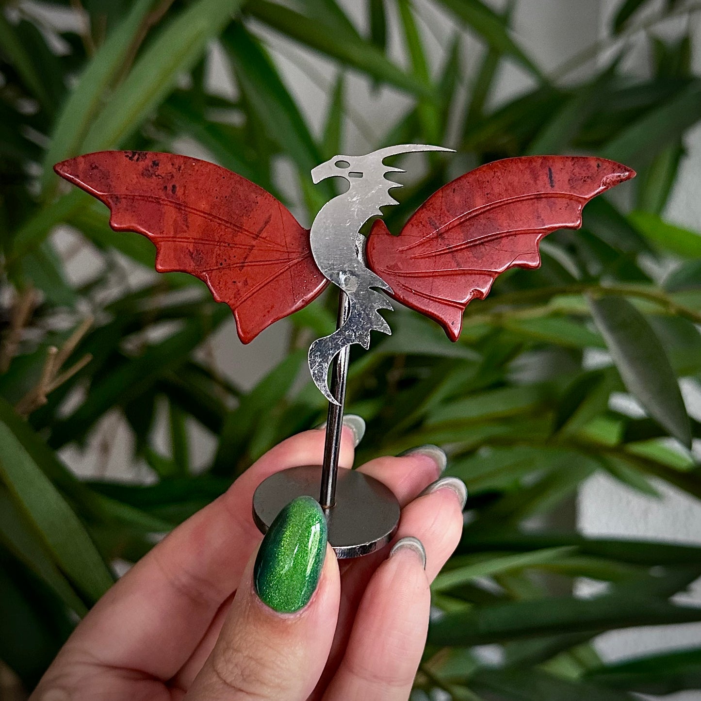 Rode jaspis draakjes