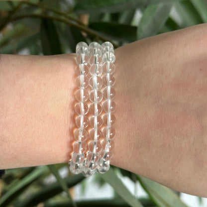 Bergkristal armband