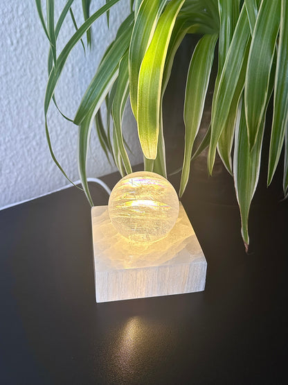 Seleniet bolhouder met lampje