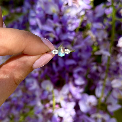 Labradoriet ringen 925 zilver