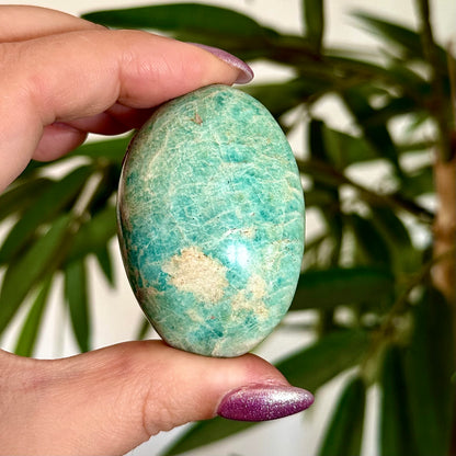 Amazoniet handsteen #405