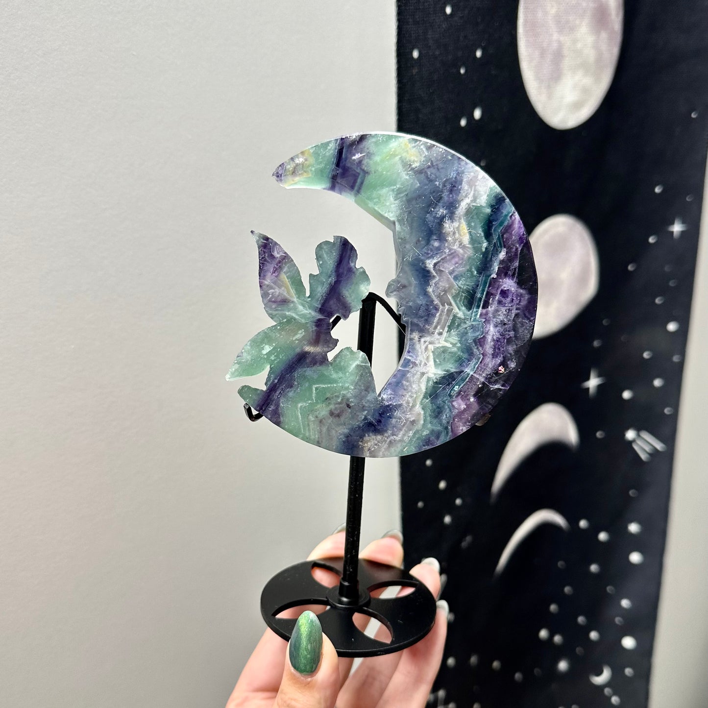 Fluoriet elf op maan