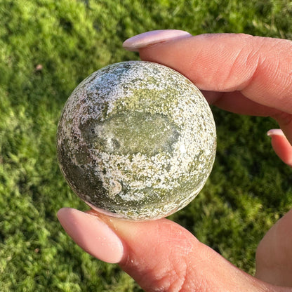 Oceaan jaspis bol groen