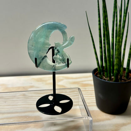 Fluoriet elfje op maan